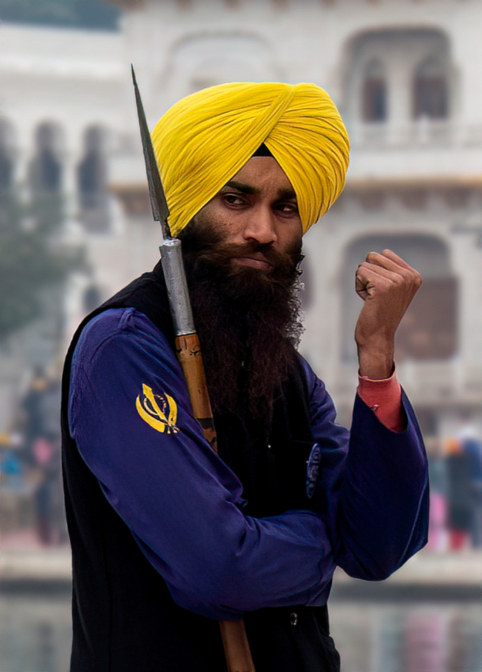 3rd - Sikh Guard by Trevor Buckle (3 of 4)