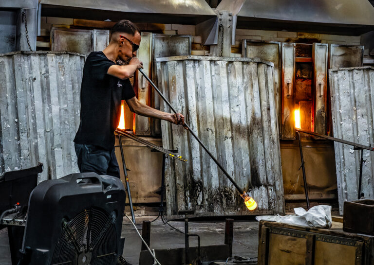 Highly Commended - Glassblower by Trevor Buckle