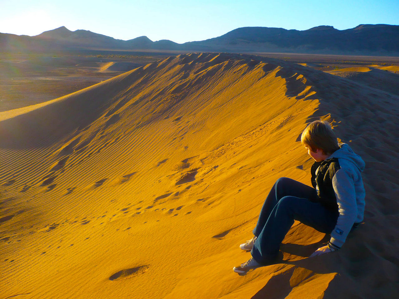 1st Place - Sand Dune Sitting by Howard Johnston