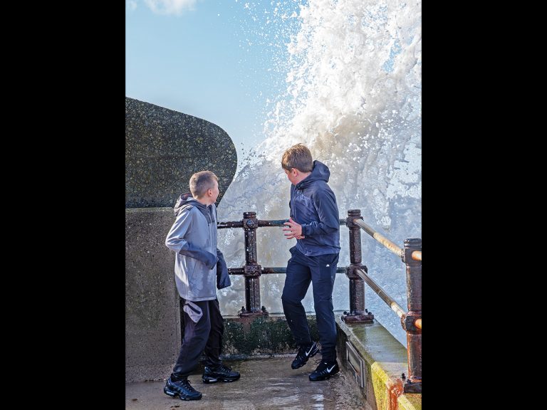 Highly Commended - Wave dodging by Cheryl Meir