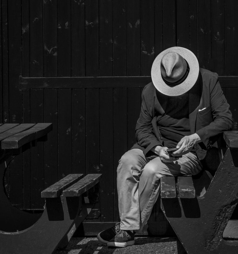 Commended - Mystery man by Dave Kelly